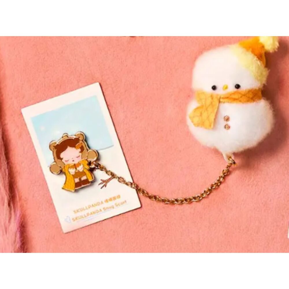 POP BEAN Fluffy & Cozy Fridge Magnet (Skuallpanda Snug Scarf)